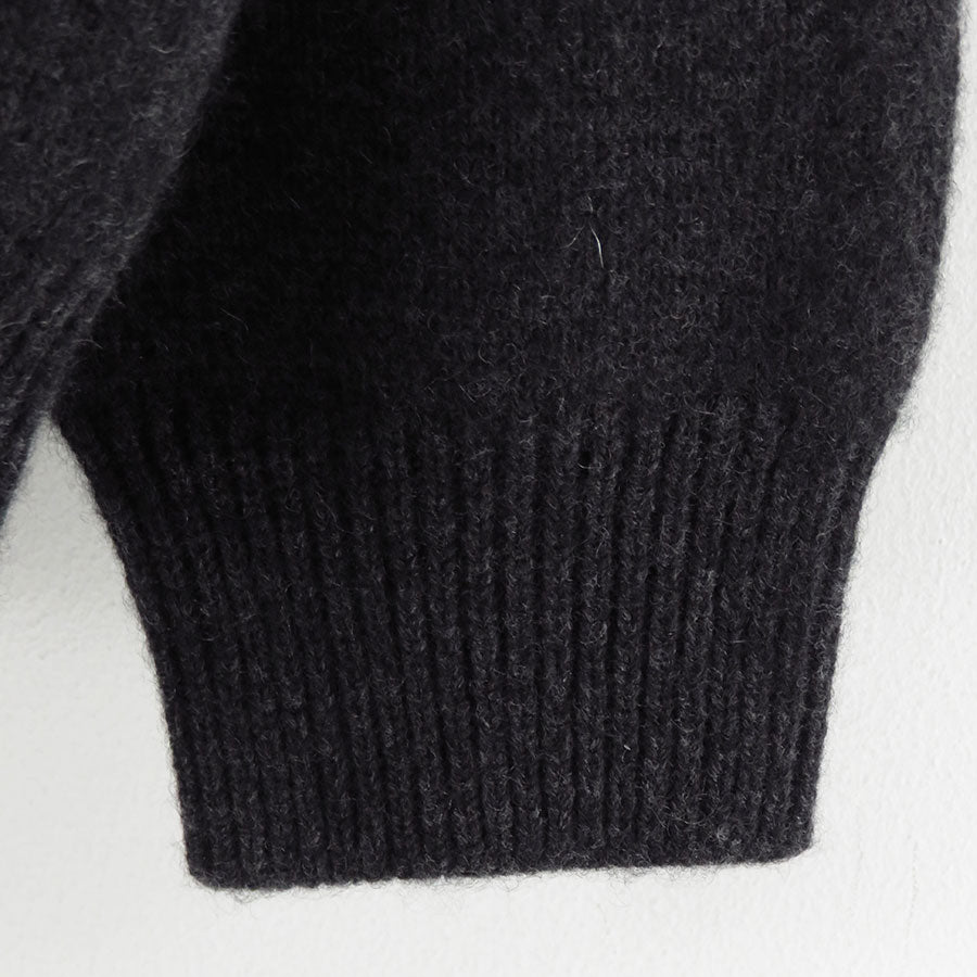 【BATONER/バトナー】<br>INNOCENT CASHMERE MIDDLE WEIGHT DRIVERS KNIT <br>BN-FE-014
