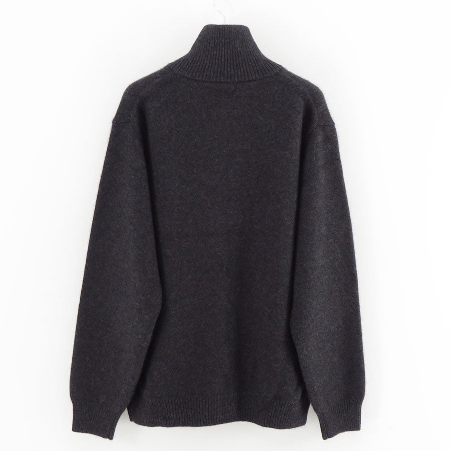 【BATONER/バトナー】<br>INNOCENT CASHMERE MIDDLE WEIGHT DRIVERS KNIT <br>BN-FE-014