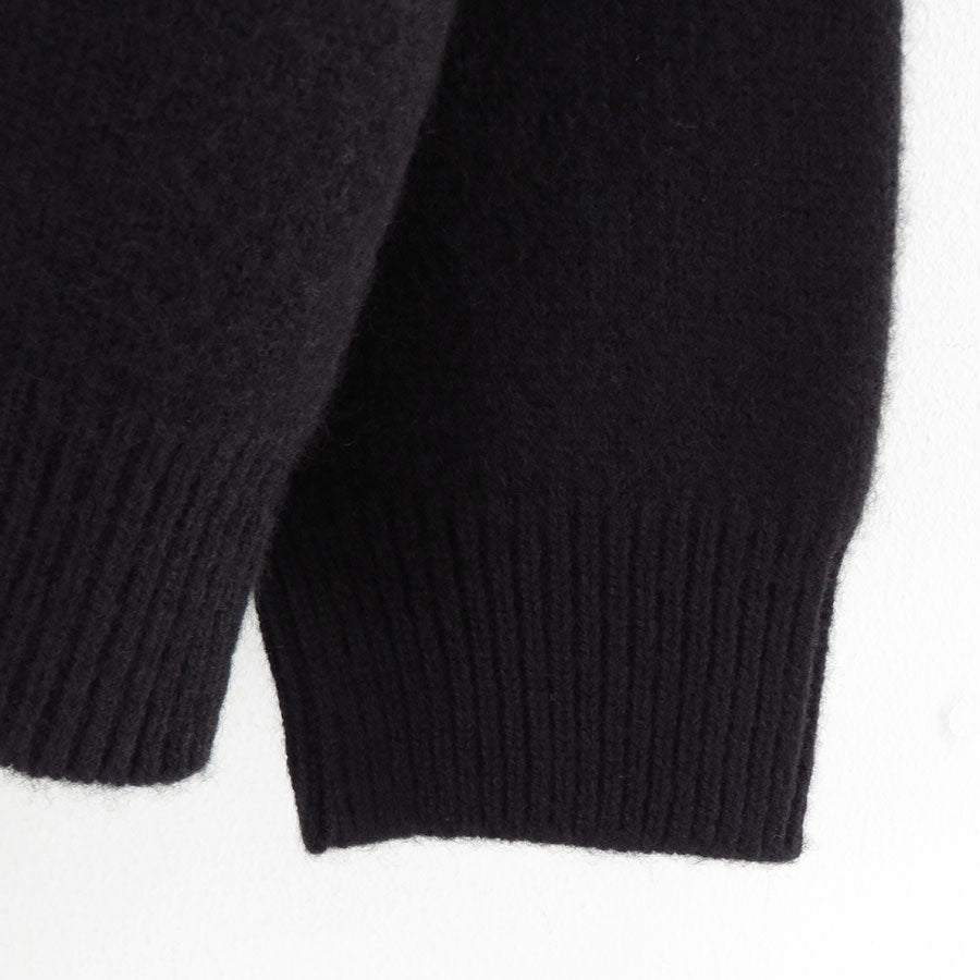 【BATONER/バトナー】<br>INNOCENT CASHMERE MIDDLE WEIGHT DRIVERS KNIT <br>BN-FE-014