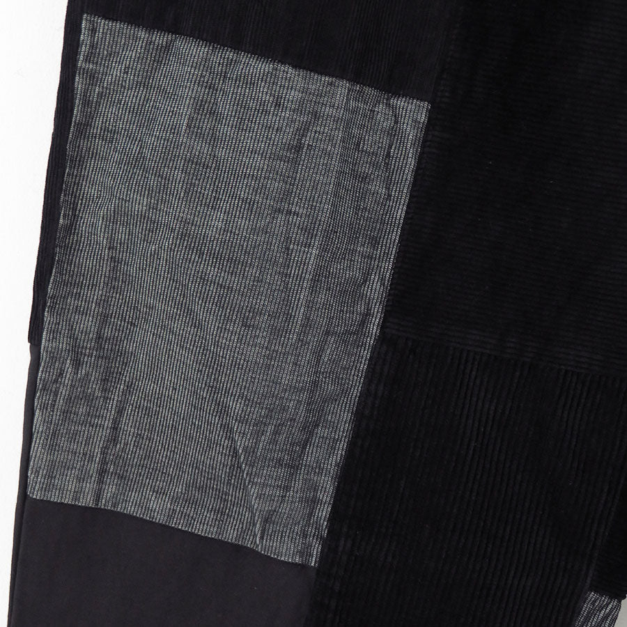 【COMME des GARCONS HOMME】<br>綿コーデュロイ×多素材MIX製品染パンツ <br>HP-P027-051