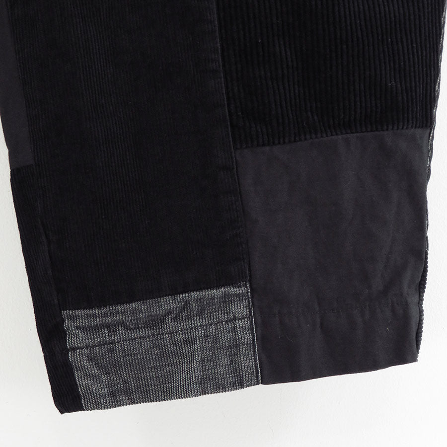 【COMME des GARCONS HOMME】<br>綿コーデュロイ×多素材MIX製品染パンツ <br>HP-P027-051