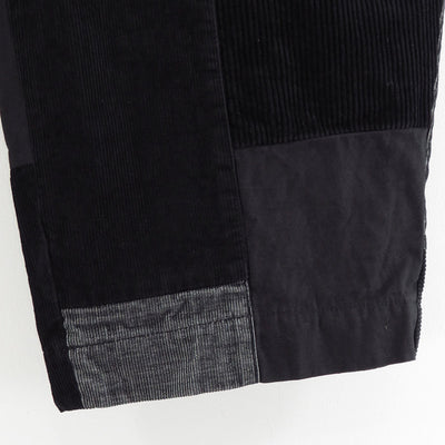 【COMME des GARCONS HOMME】<br>綿コーデュロイ×多素材MIX製品染パンツ <br>HP-P027-051