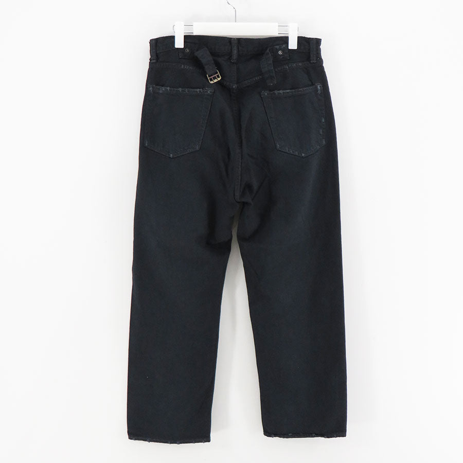 【A.PRESSE/アプレッセ】<br>No.37 Washed Wide Denim Pants <br>24AAP-04-20H