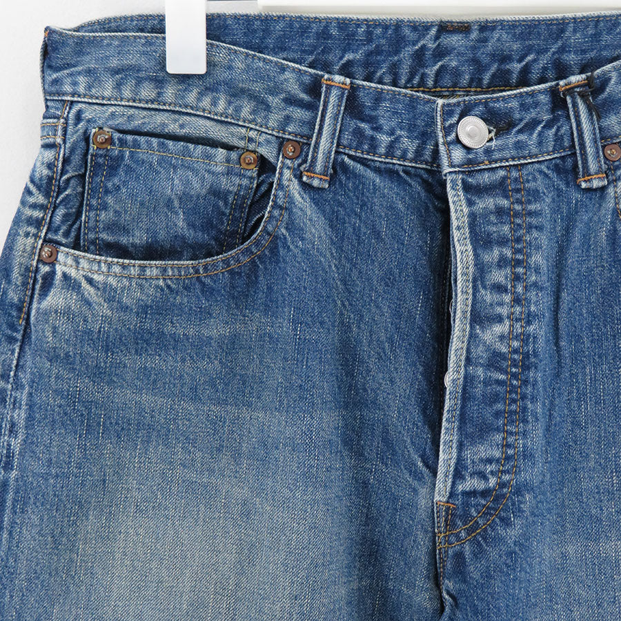 【A.PRESSE/アプレッセ】<br>Washed Denim Pants E <br>AP-4004