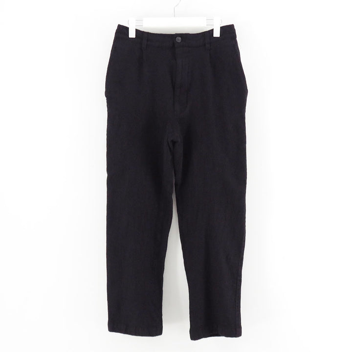 BLACK COMME des GARCONS ギャルソン ウール パンツ S コムデギャルソンCOMME des GARCONS ウールストレートパンツ 黒S