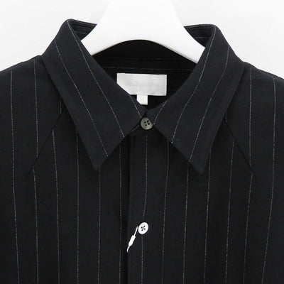 【KANEMASA PHIL./カネマサフィル】<br>36G Ideal Wool Stripe Shirt <br>KM24A-048