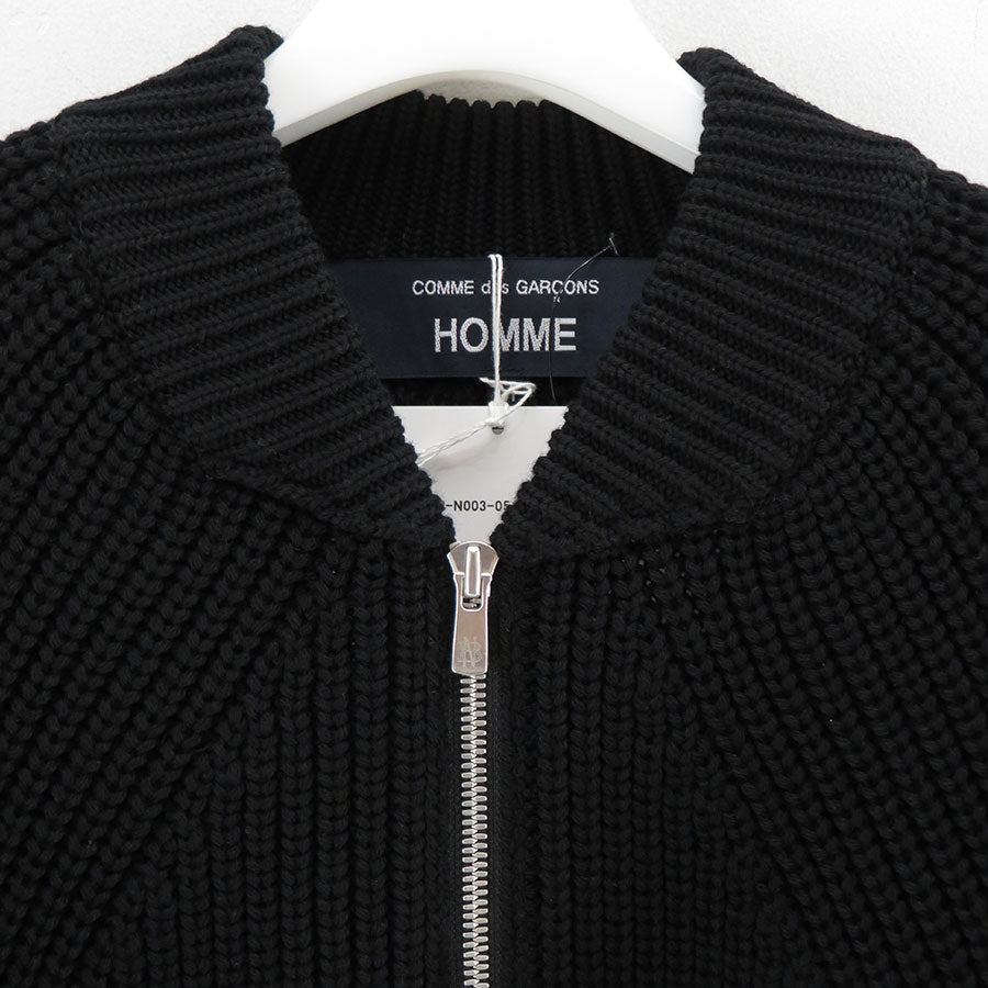 COMME des GARCONS HOMME/コムデギャルソンオム】ウール梳毛片畦