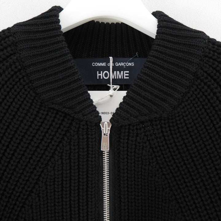 COMME des GARCONS HOMME/コムデギャルソンオム】ウール梳毛片畦