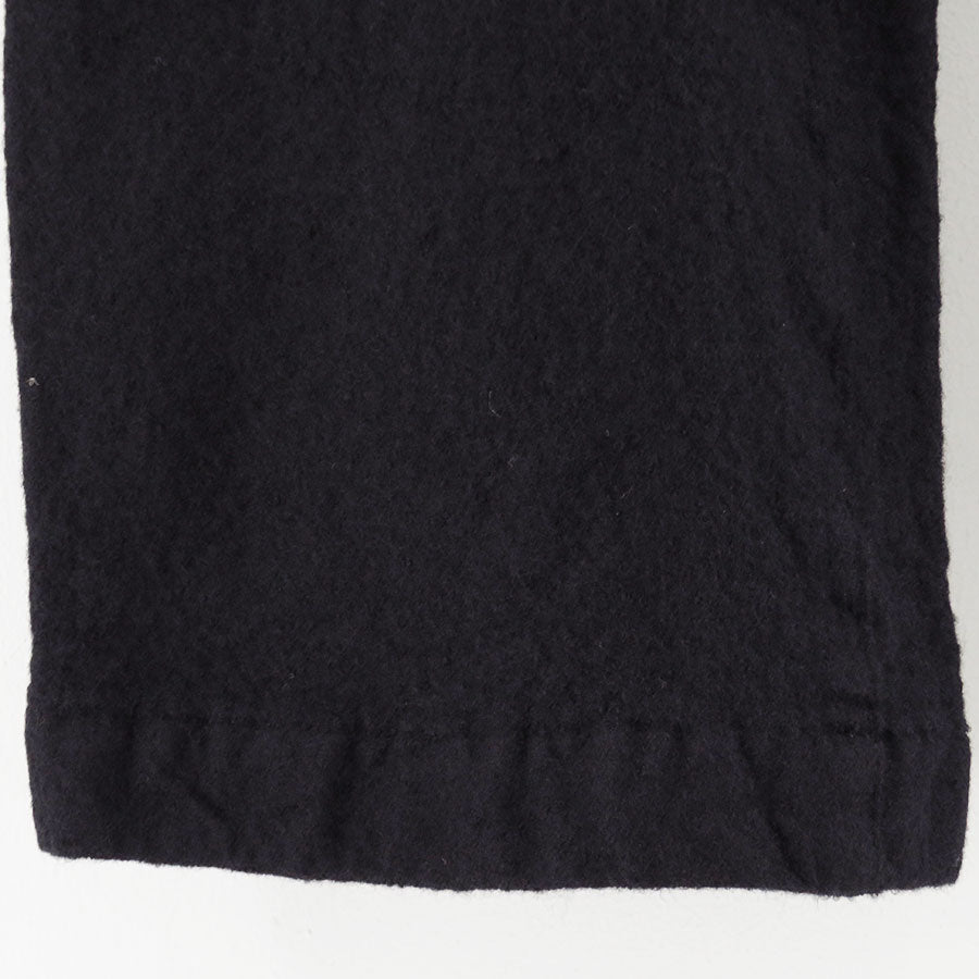 【COMME des GARCONS HOMME】<br>ウールサージ製品縮絨パンツ <br>HP-P105-051