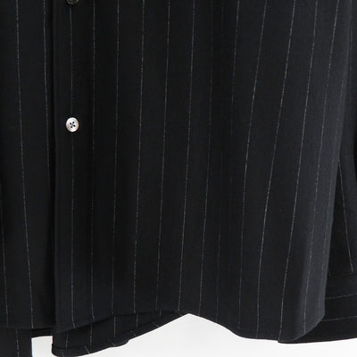 【KANEMASA PHIL./カネマサフィル】<br>36G Ideal Wool Stripe Shirt <br>KM24A-048