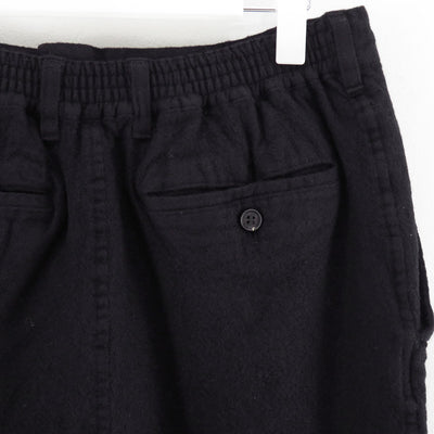 【COMME des GARCONS HOMME】<br>ウールサージ製品縮絨パンツ <br>HP-P105-051