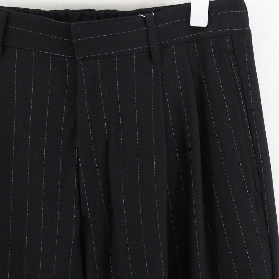 【KANEMASA PHIL./カネマサフィル】<br>36G Wool Stripe Easy Trousers <br>KM24A-043