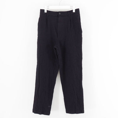 【COMME des GARCONS HOMME】<br>ウールサージ製品縮絨パンツ <br>HP-P105-051