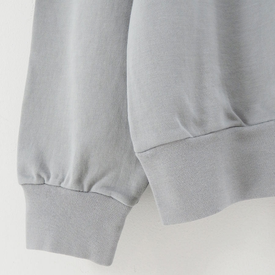 AURALEE/オーラリー】ELASTIC HIGH GAUGE SWEAT HALF ZIP P/O