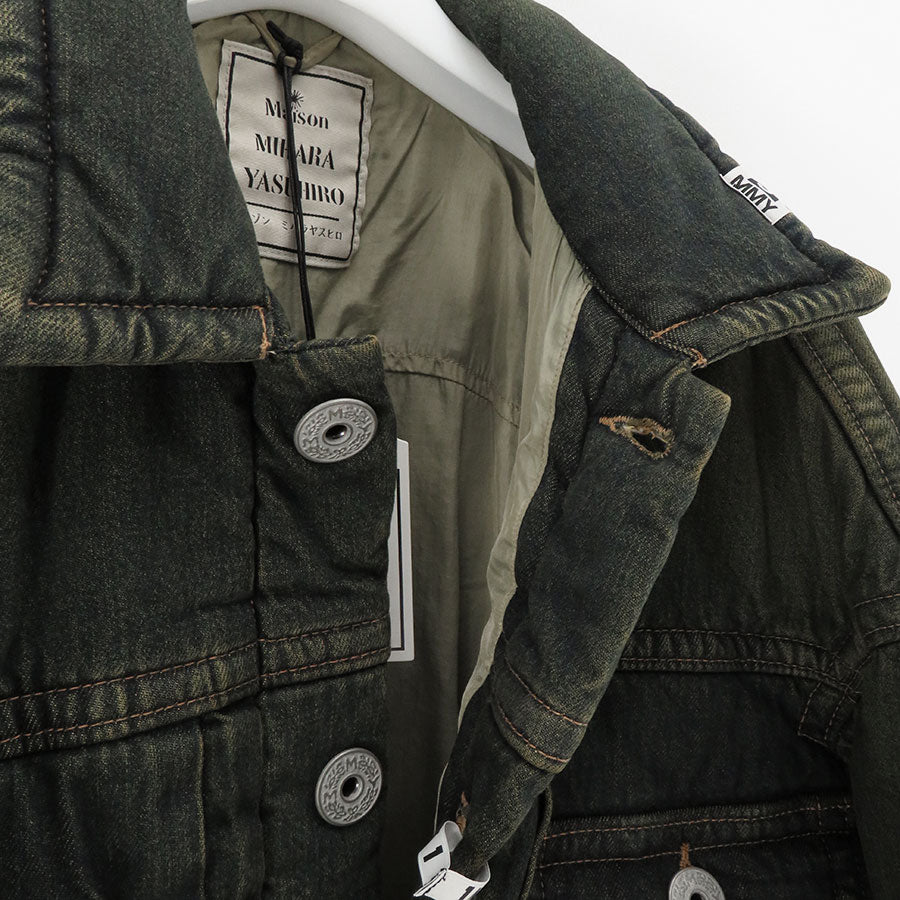 【Maison MIHARA YASUHIRO】<br>PUFFER DENIM JACKET <br>A13BL026