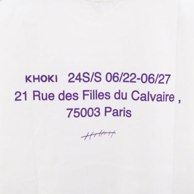 【KHOKI/コッキ】<br>'Where is the exhibition' T-shirt <br>24ss-t-07-Multi