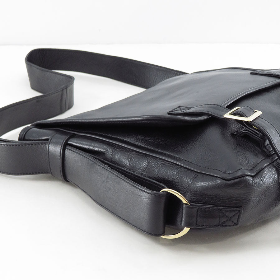 【CCU/シーシーユー】<br>FLAP SHOULDER BAG M <br>BG-30-C-COW.AN-4