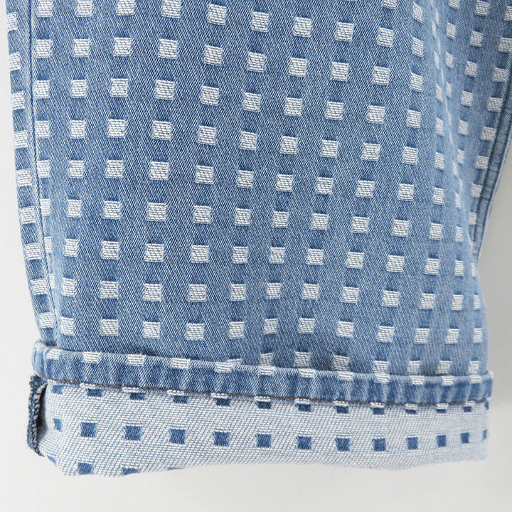REVERBERATE/リバーバレイト】GRID DENIM PANTS - BUGGY REV-25SS-TR14 