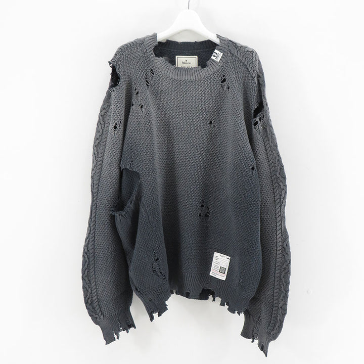 【Maison MIHARA YASUHIRO】, SUN FADED KNIT PULLOVER , J13SW702