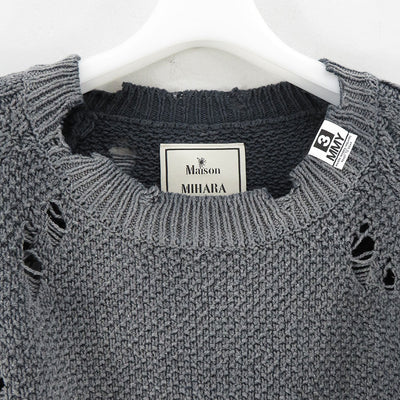 【Maison MIHARA YASUHIRO】<br>SUN FADED KNIT PULLOVER <br>J13SW702