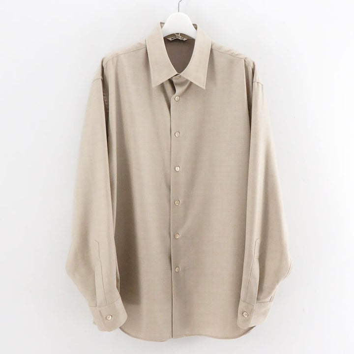 AURALEE/オーラリー】SUPER LIGHT WOOL SHIRT A26AS02OSの通販