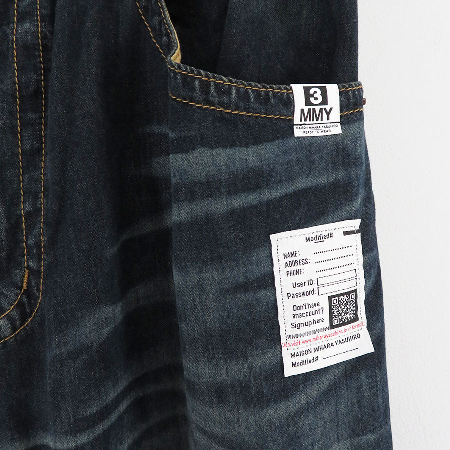 【Maison MIHARA YASUHIRO】<br>LIGHT WIDE JEANS <br>J13PT123