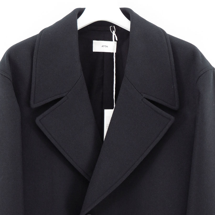 【ATON/エイトン】<br>SUPER 160S DOUBLE SAXONY SEMI DOUBLE COAT <br>SCAGGW0912