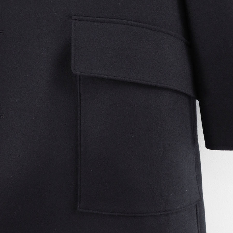 【ATON/エイトン】<br>SUPER 160S DOUBLE SAXONY SEMI DOUBLE COAT <br>SCAGGW0912