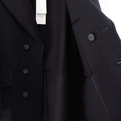 【ATON/エイトン】<br>SUPER 160S DOUBLE SAXONY SEMI DOUBLE COAT <br>SCAGGW0912
