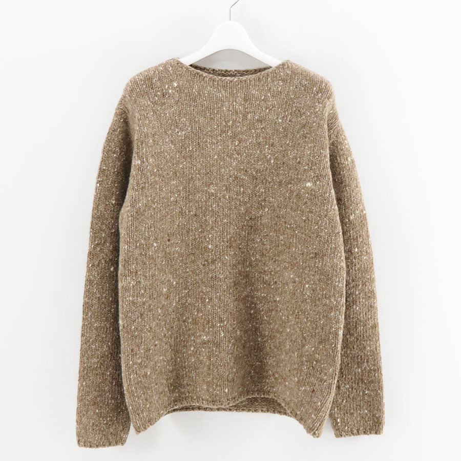 AURALEE/オーラリー】LOW-GAUGE HOMESPUN TWEED KNIT P/O A26AP02HSの