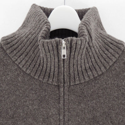 【ATON/エイトン】<br>LAMBS WOOL HALF SIP SWEATER <br>KRAGGW0403
