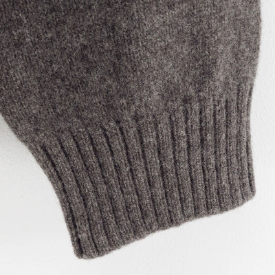 【ATON/エイトン】<br>LAMBS WOOL HALF SIP SWEATER <br>KRAGGW0403