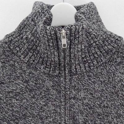 【ATON/エイトン】<br>LAMBS WOOL HALF SIP SWEATER <br>KRAGGW0403