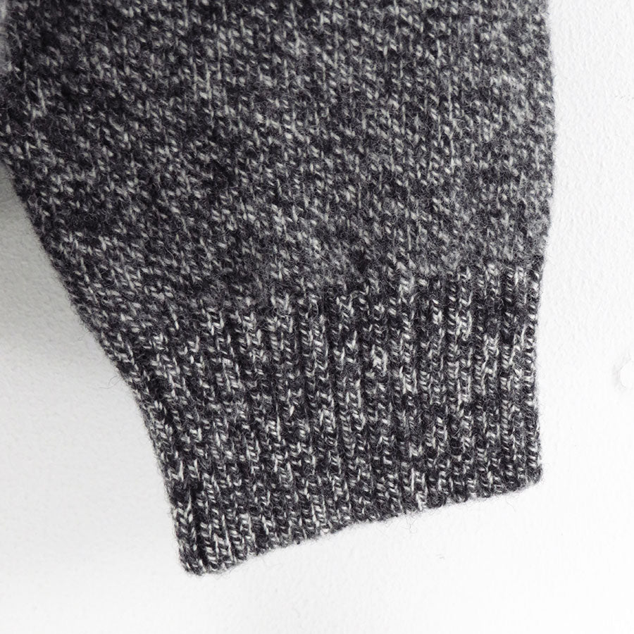 【ATON/エイトン】<br>LAMBS WOOL HALF SIP SWEATER <br>KRAGGW0403