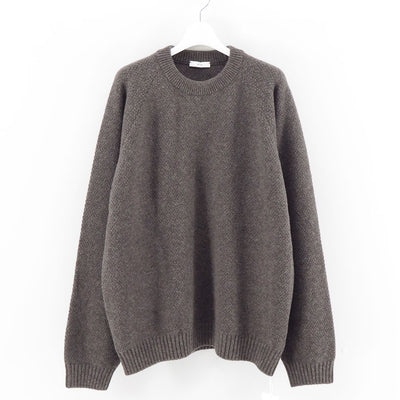 【ATON/エイトン】<br>LAMBS WOOL CREWNECK SWEATER <br>KRAGGW0402