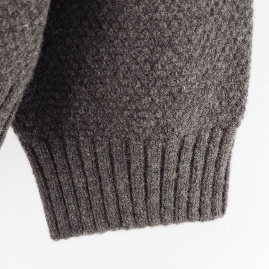 【ATON/エイトン】<br>LAMBS WOOL CREWNECK SWEATER <br>KRAGGW0402