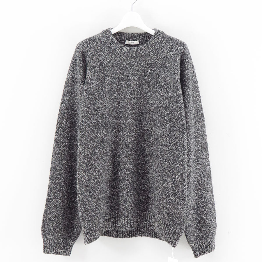 【ATON/エイトン】<br>LAMBS WOOL CREWNECK SWEATER <br>KRAGGW0402