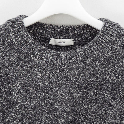 【ATON/エイトン】<br>LAMBS WOOL CREWNECK SWEATER <br>KRAGGW0402