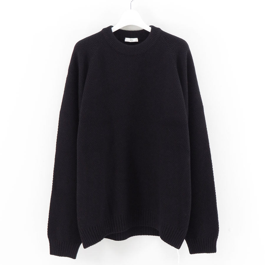 【ATON/エイトン】<br>LAMBS WOOL CREWNECK SWEATER <br>KRAGGW0402