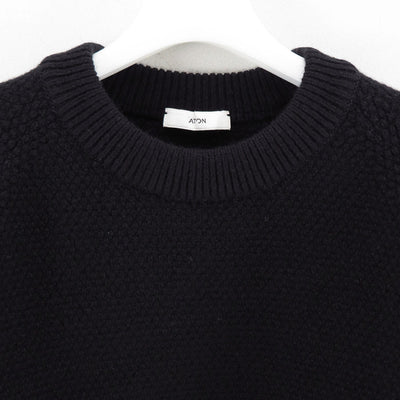 【ATON/エイトン】<br>LAMBS WOOL CREWNECK SWEATER <br>KRAGGW0402
