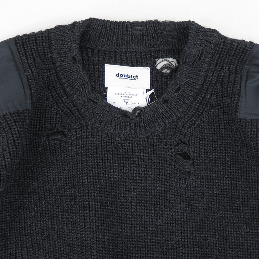 doublet/ダブレット】OVERSIZED MILITARY KNITWEAR 24AW63KN164の通販 「ONENESS ONLINE  STORE」