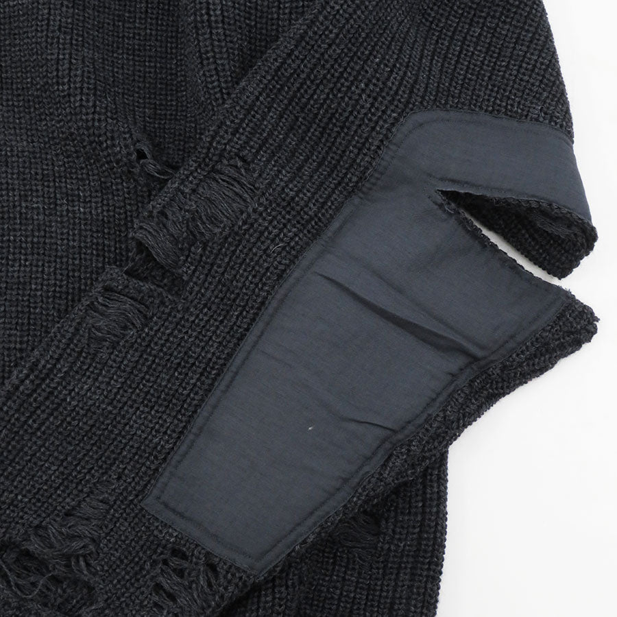 【doublet/ダブレット】<br>OVERSIZED MILITARY KNITWEAR <br/>24AW63KN164