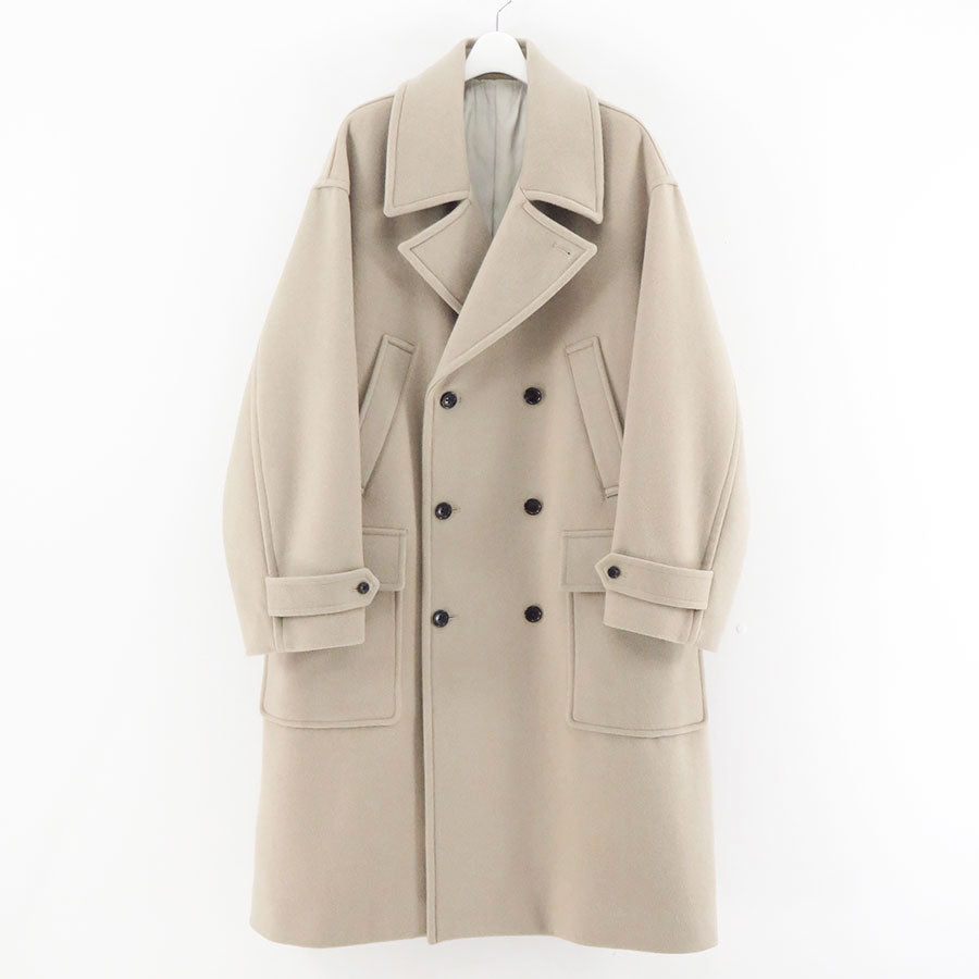 【Graphpaper/グラフペーパー】<br>Light Melton Pea Coat <br>GM253-10266C