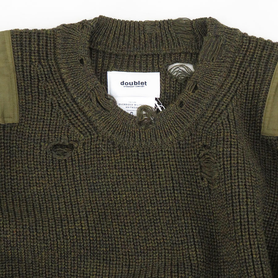 doublet/ダブレット】OVERSIZED MILITARY KNITWEAR 24AW63KN164の通販 「ONENESS ONLINE  STORE」