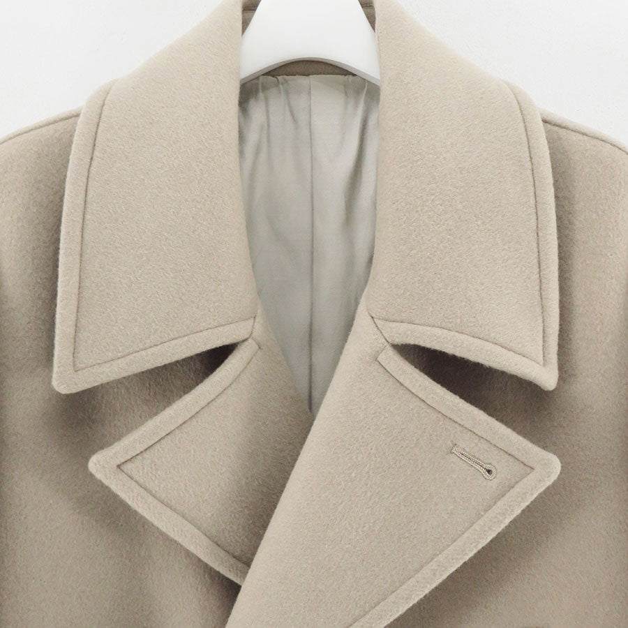 【Graphpaper/グラフペーパー】<br>Light Melton Pea Coat <br>GM253-10266C