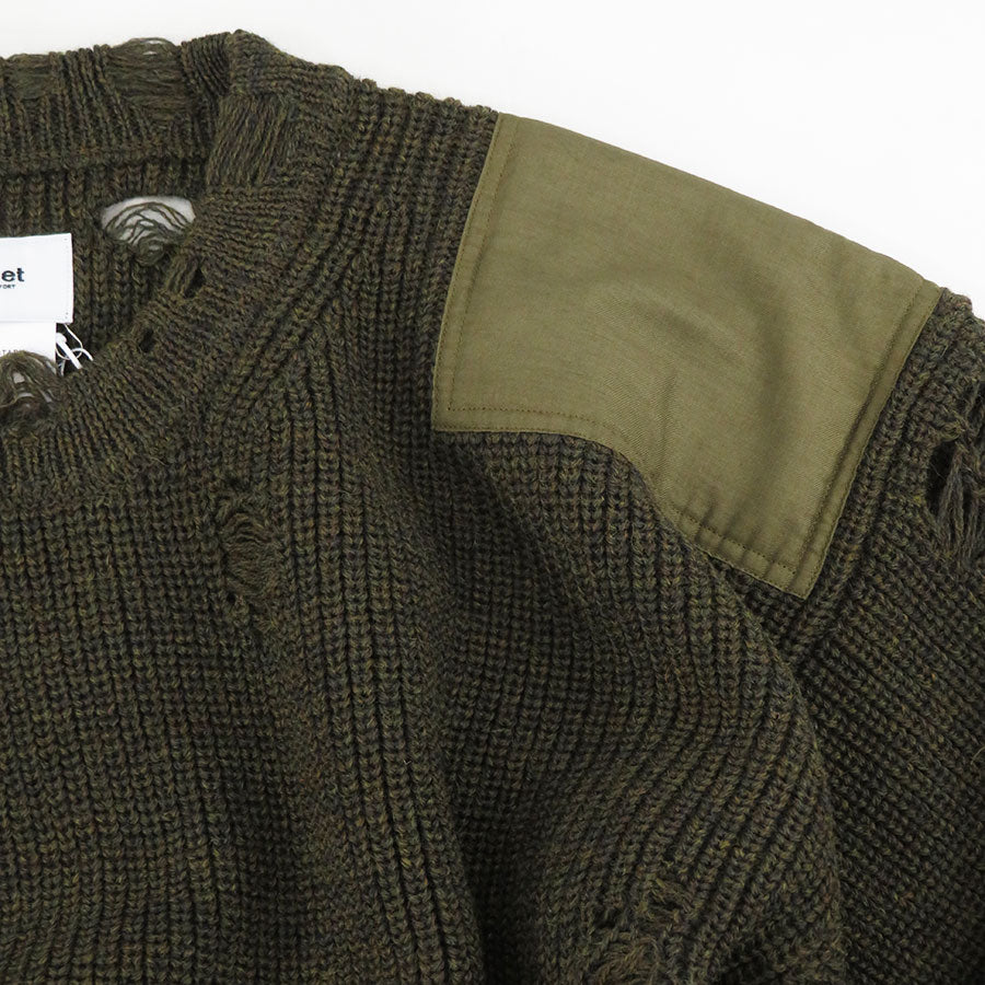 doublet/ダブレット】OVERSIZED MILITARY KNITWEAR 24AW63KN164の通販 「ONENESS ONLINE  STORE」