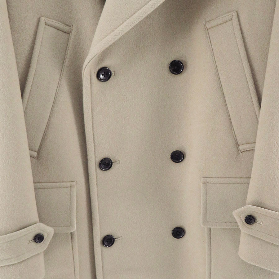 【Graphpaper/グラフペーパー】<br>Light Melton Pea Coat <br>GM253-10266C
