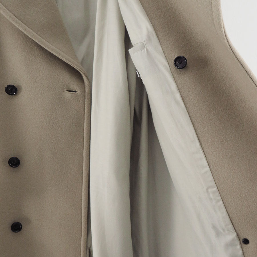 【Graphpaper/グラフペーパー】<br>Light Melton Pea Coat <br>GM253-10266C