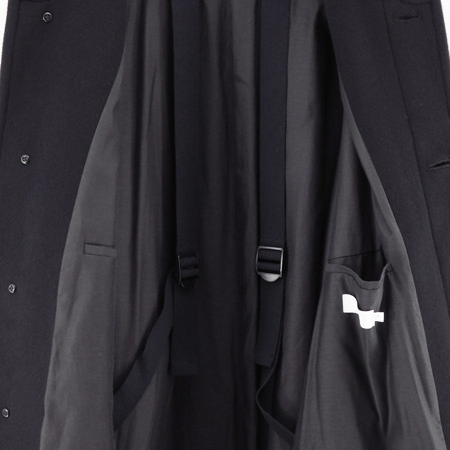 【Graphpaper/グラフペーパー】<br>Light Melton Oversized Coat <br>GU253-10270B