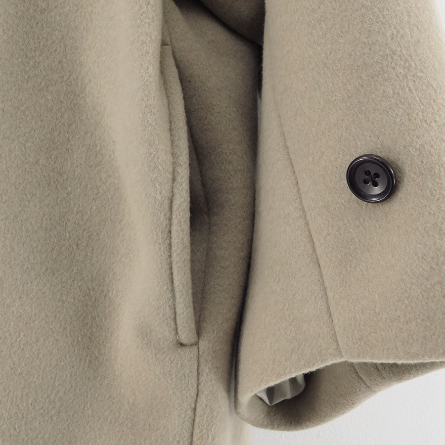 【Graphpaper/グラフペーパー】<br>Light Melton Oversized Coat <br>GU253-10270C
